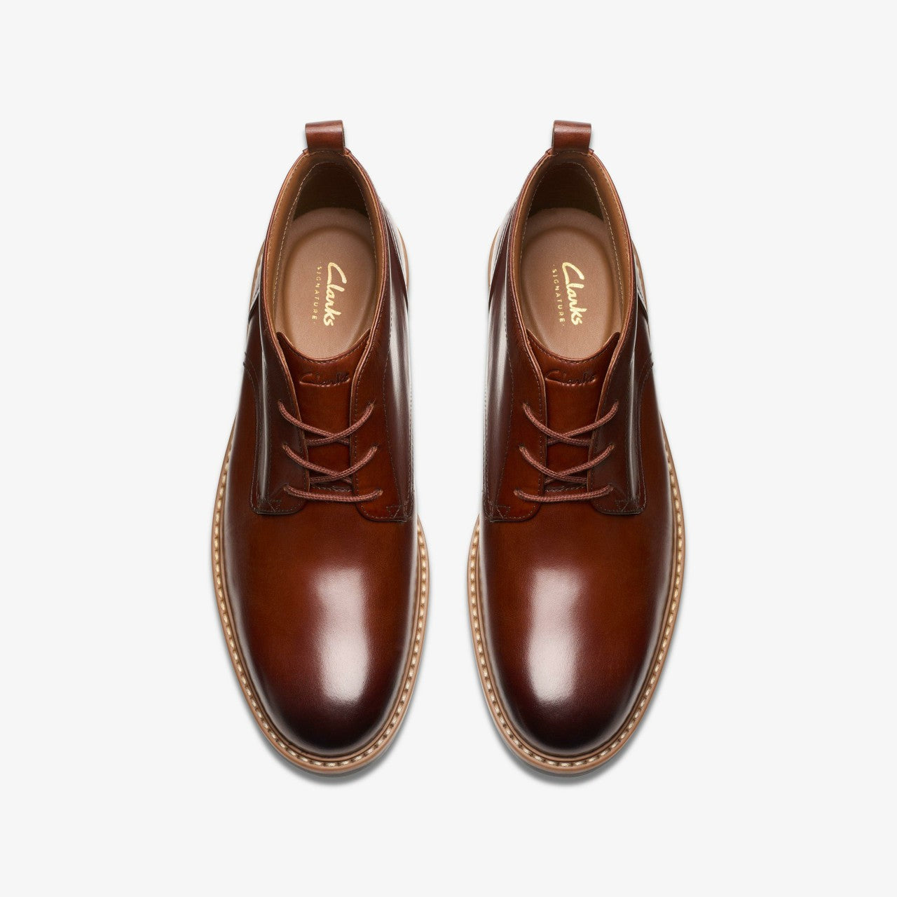 Aldwin Chukka Mid Tan Leather Clarks Men