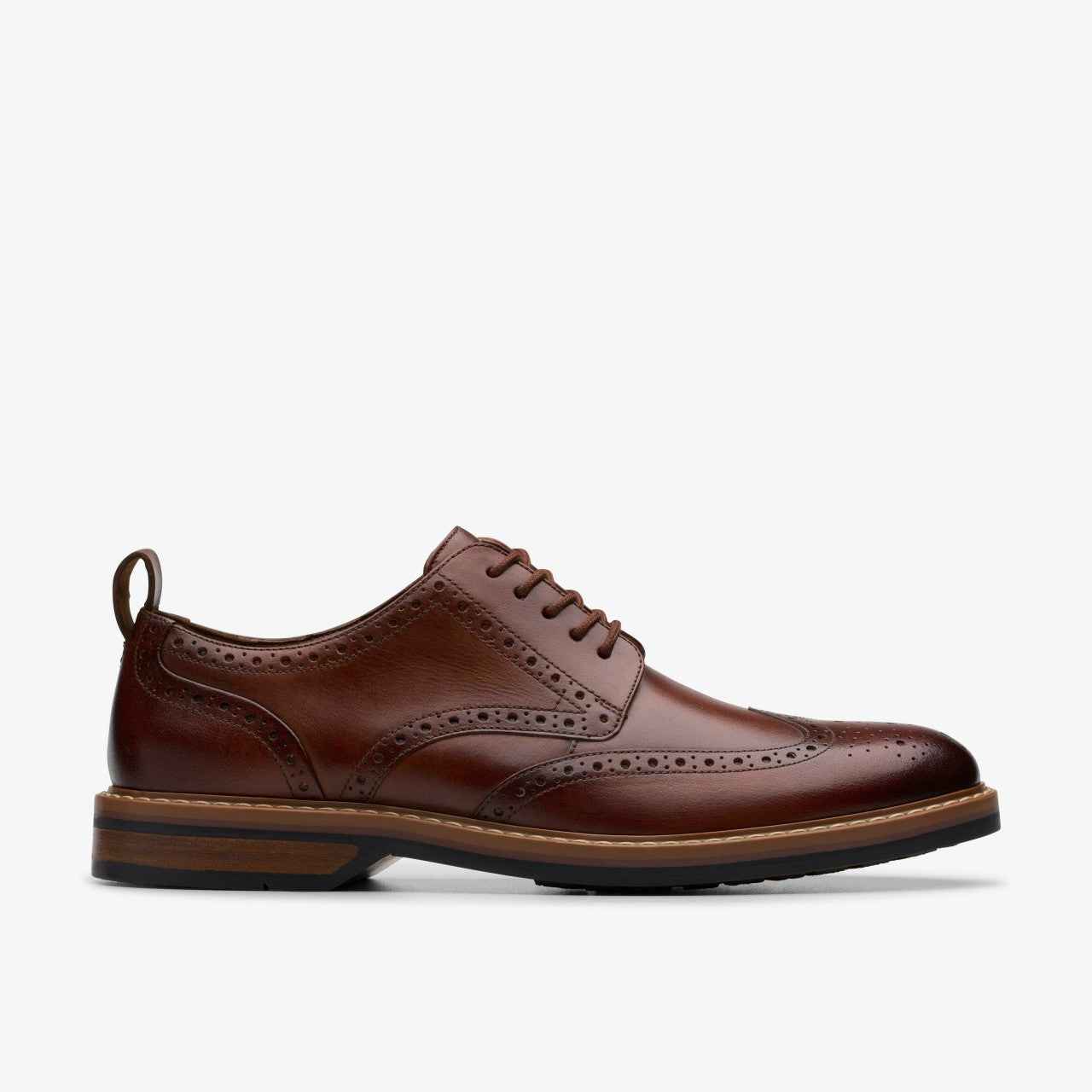 Aldwin Limit Brogue Mid Tan Leather Clarks Men