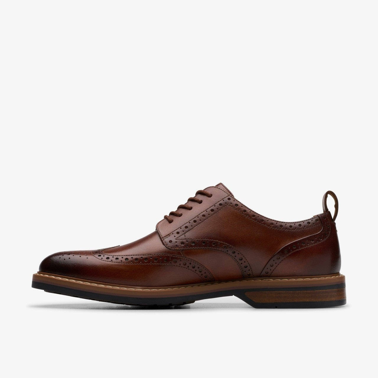 Aldwin Limit Brogue Mid Tan Leather Clarks Men