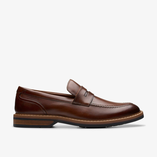 Aldwin Step Loafer Mid Tan Leather Clarks Men