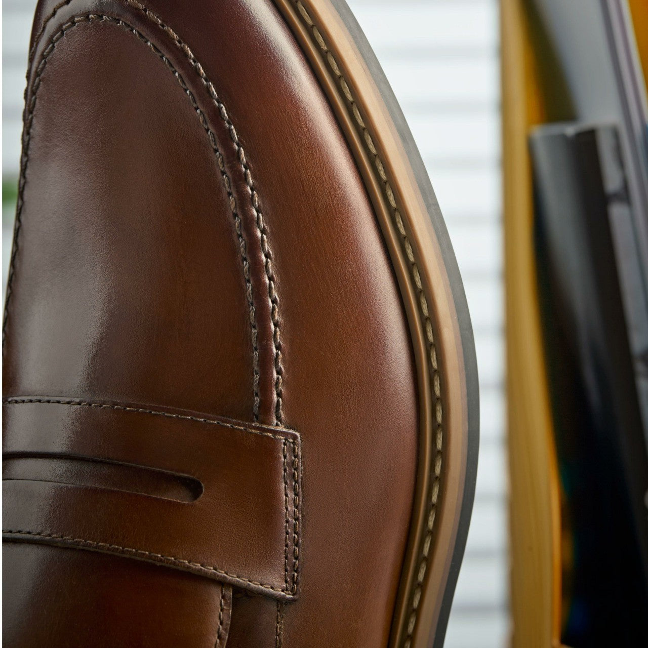 Aldwin Step Loafer Mid Tan Leather Clarks Men