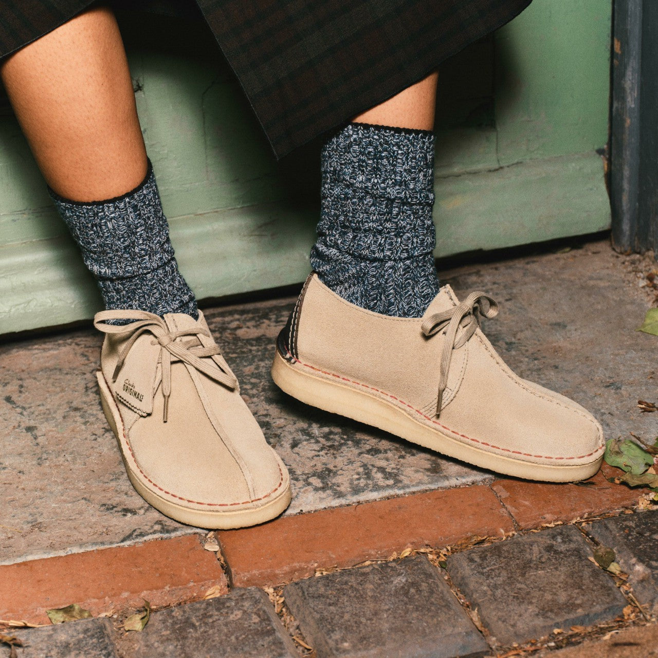 Desert Trek Sand Suede Clarks Women