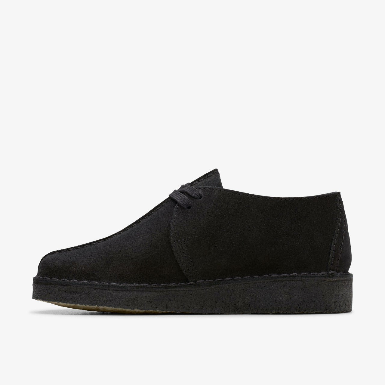 Desert Trek Black Suede Clarks Men