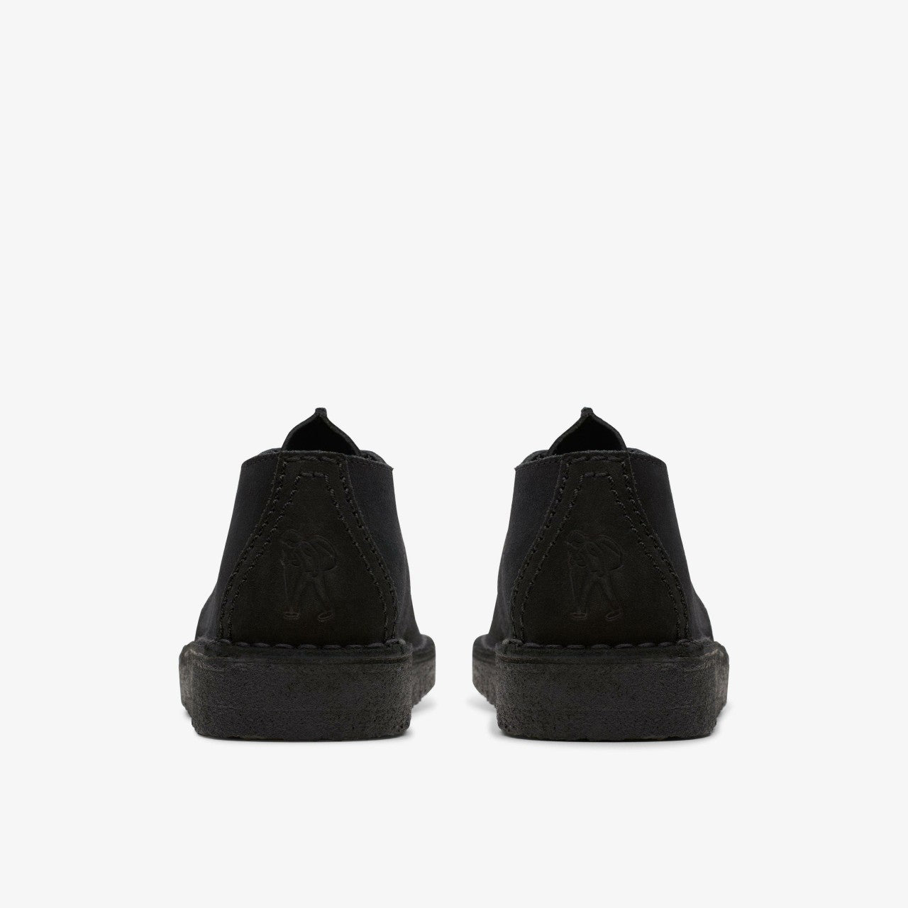 Desert Trek Black Suede Clarks Men