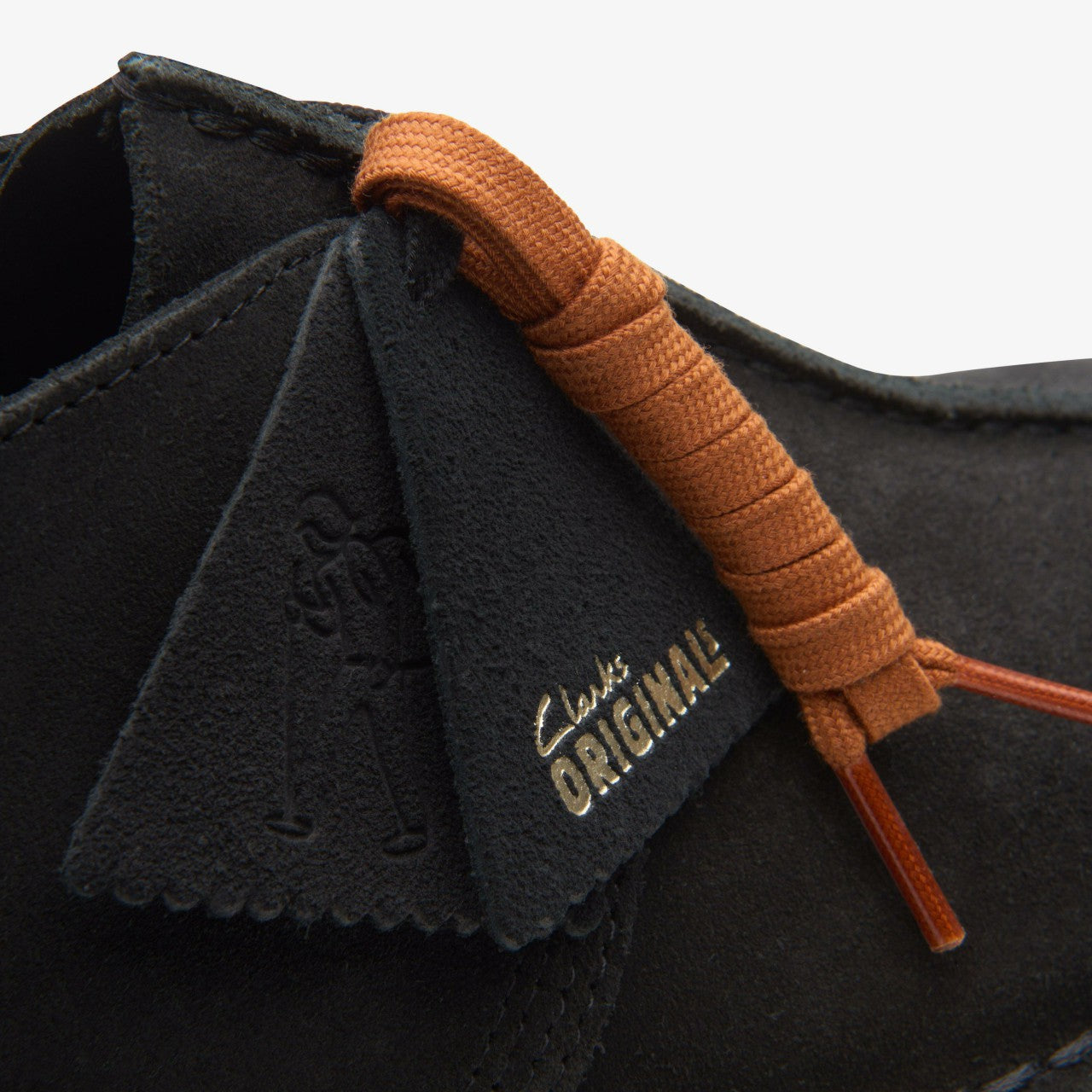 Desert Trek Black Suede Clarks Men