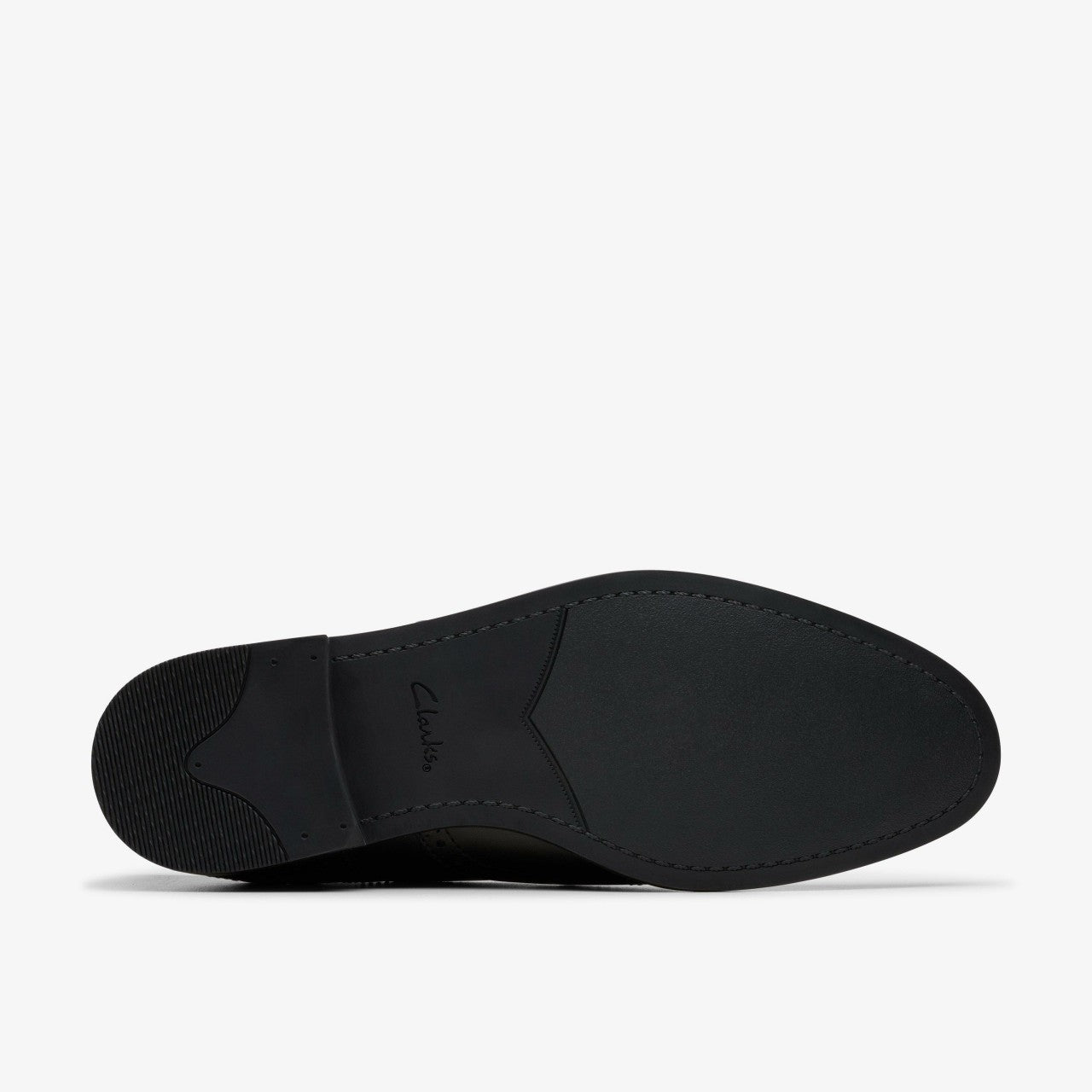 Brandon Limit Brogue Black Leather Clarks Men