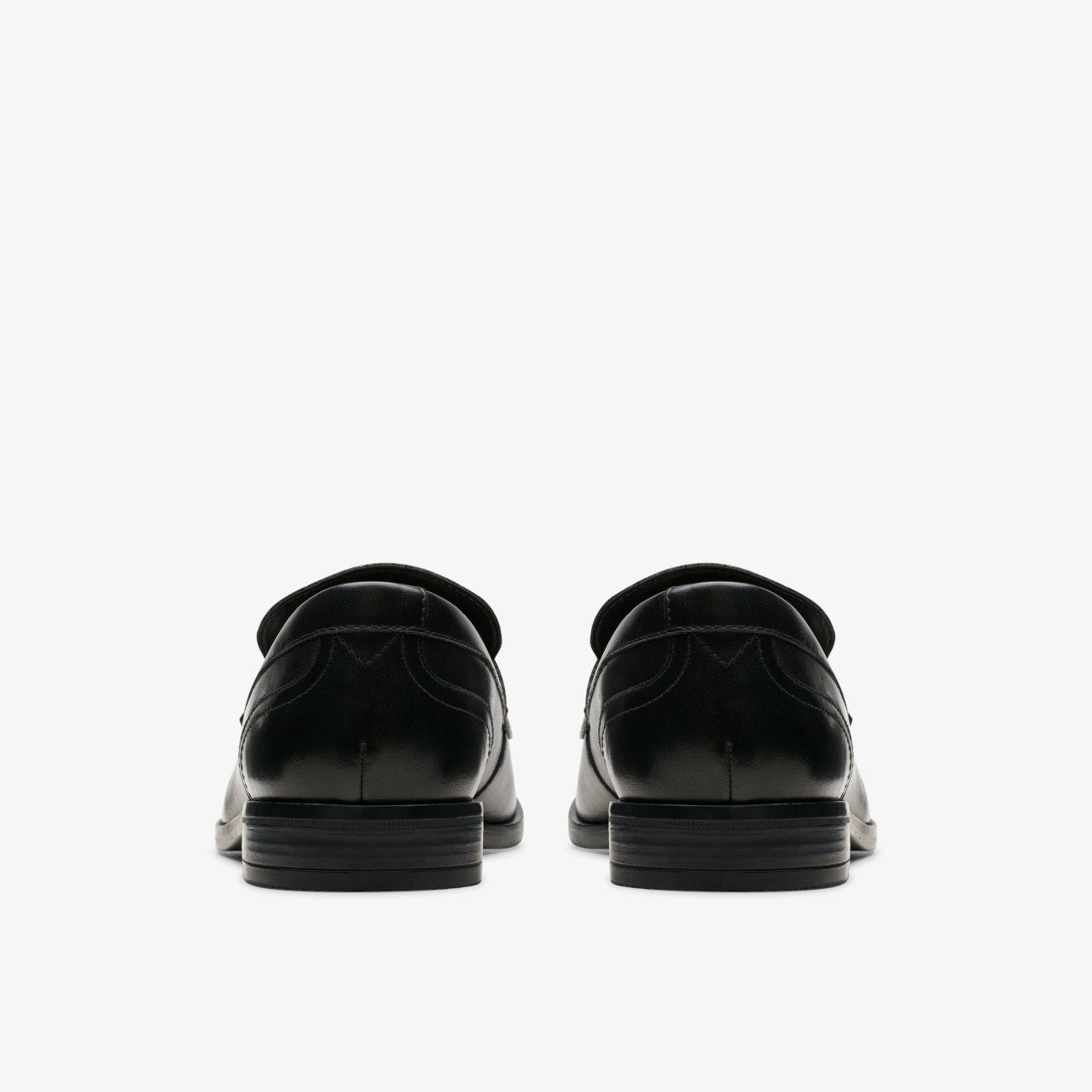 Brandon Step Loafer Black Leather Clarks Men