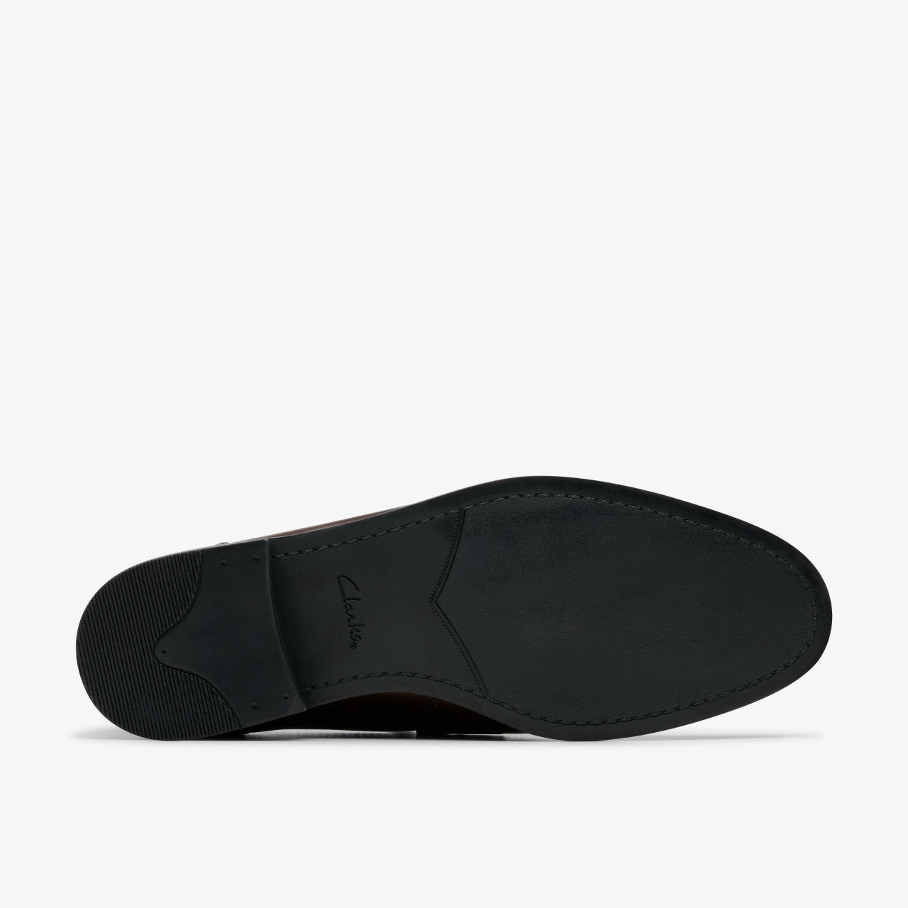 Brandon Step Loafer Dark Brown Leather Clarks Men