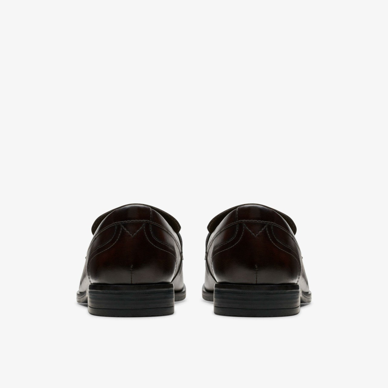 Brandon Step Loafer Dark Brown Leather Clarks Men