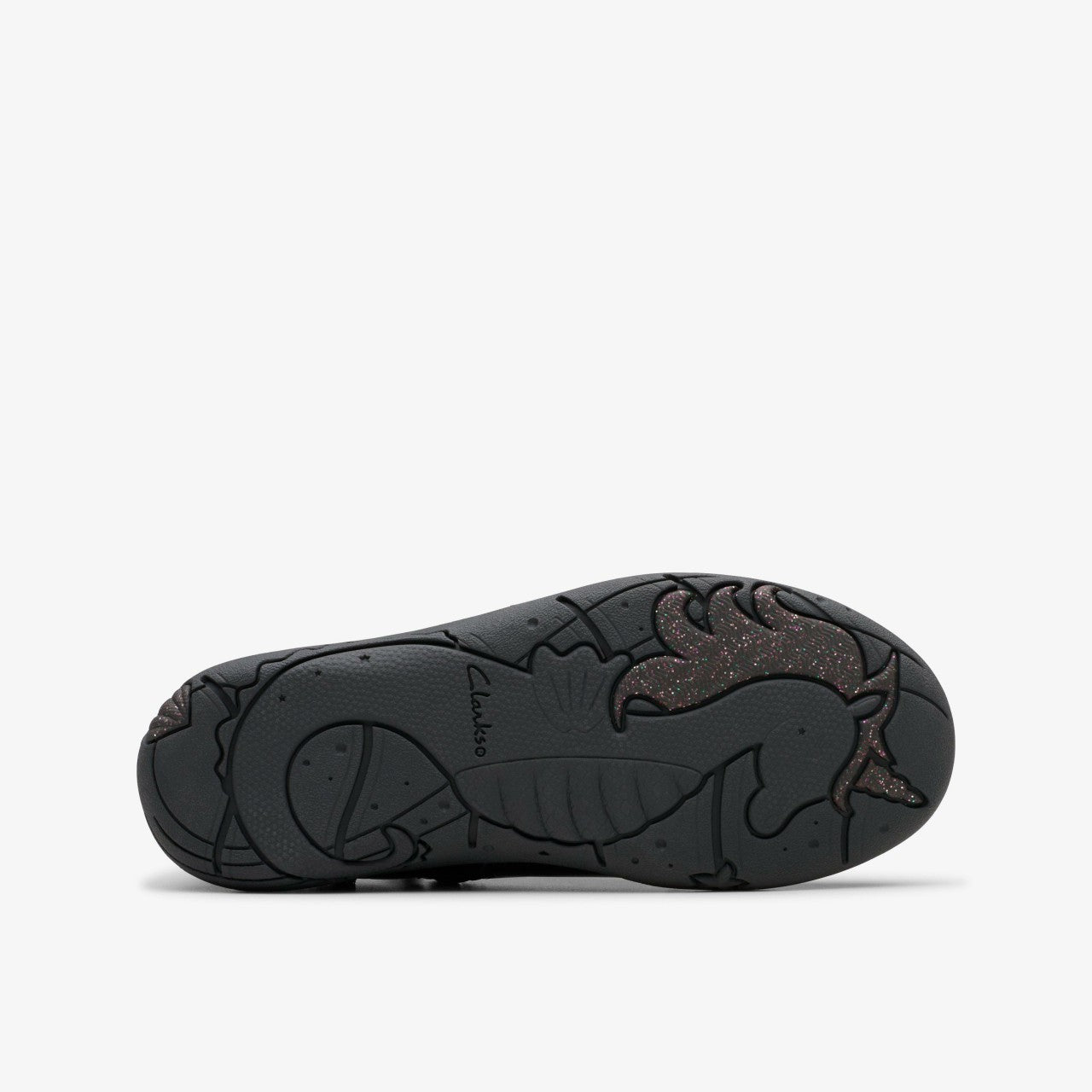 Relda Glow Kid Black Clarks Kids