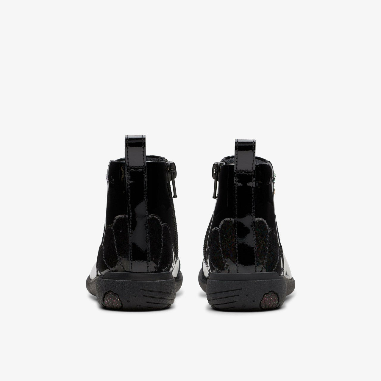 Relda Glow Kid Black Clarks Kids
