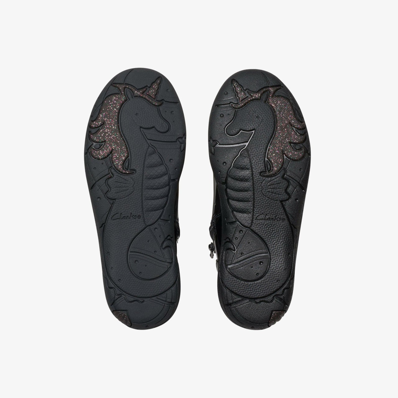 Relda Glow Kid Black Clarks Kids