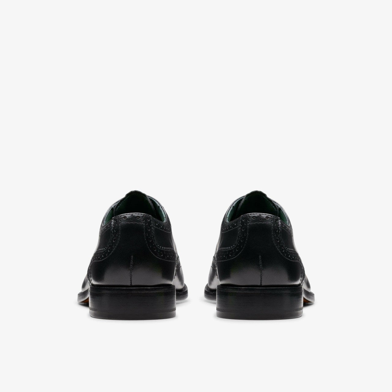 Craft James Tip Brogue Black Leather Clarks Men