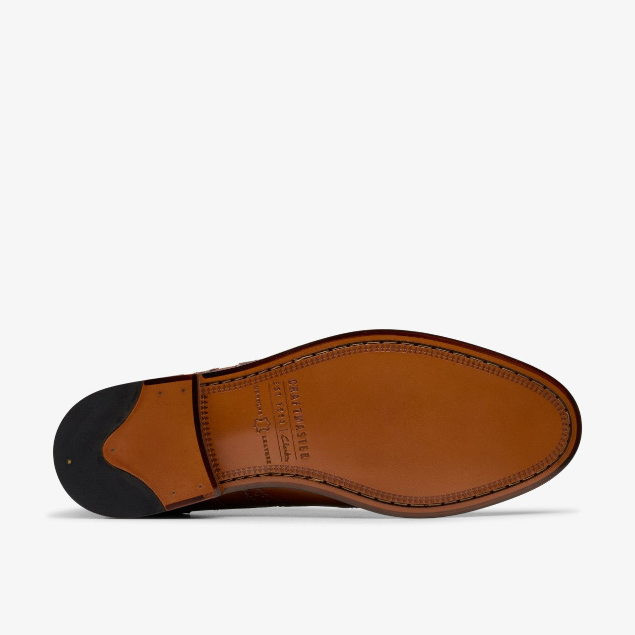Craft James Tip Brogue Mid Tan Leather Clarks Men