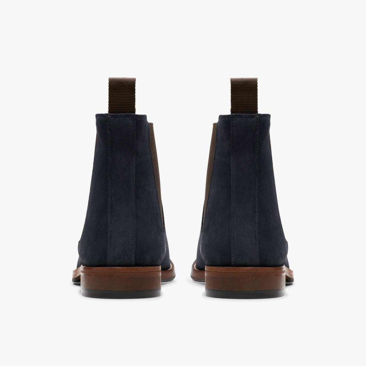 Craft James Top Chelsea Boot Navy Suede Clarks Men
