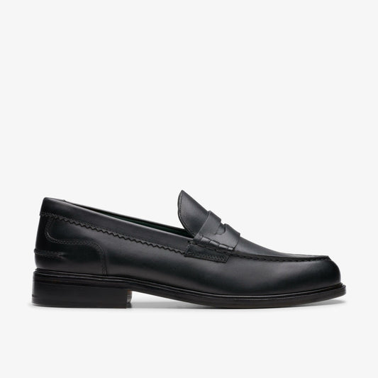 Craft James Lo Loafer Black Leather Clarks Men