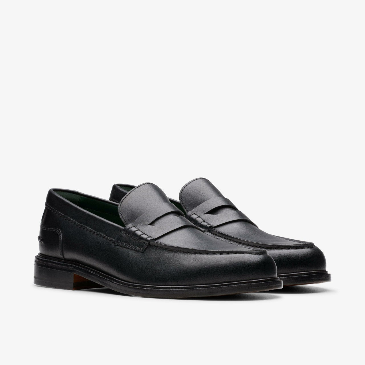 Craft James Lo Loafer Black Leather Clarks Men