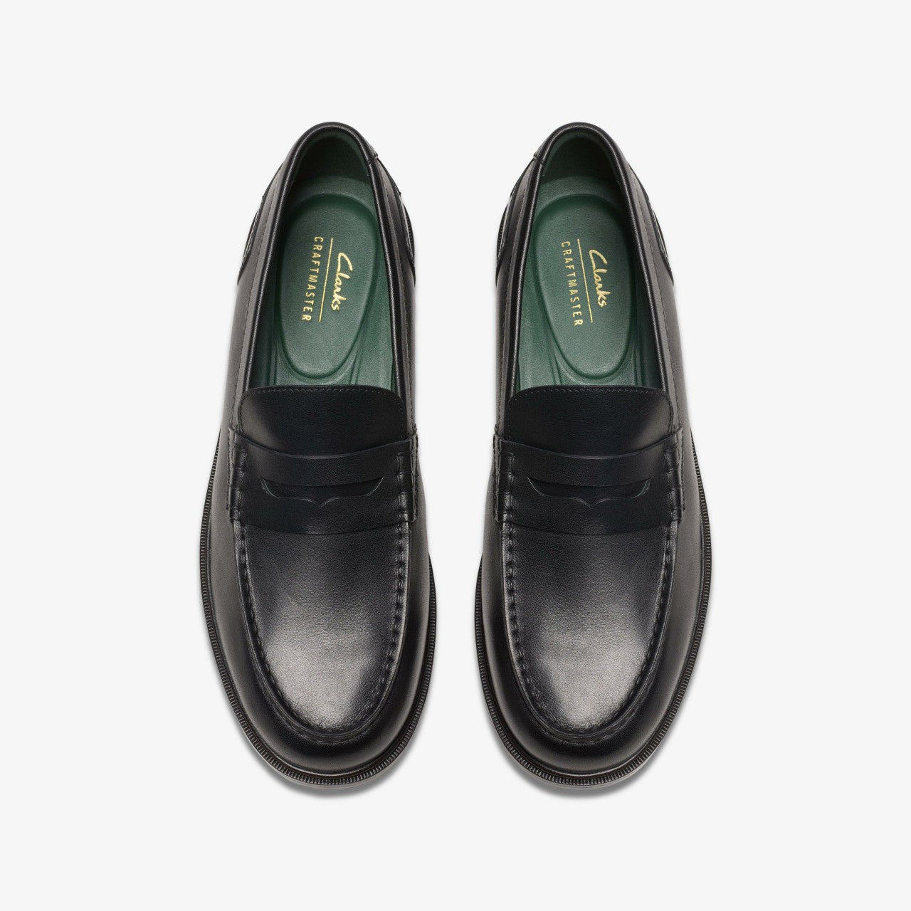 Craft James Lo Loafer Black Leather Clarks Men