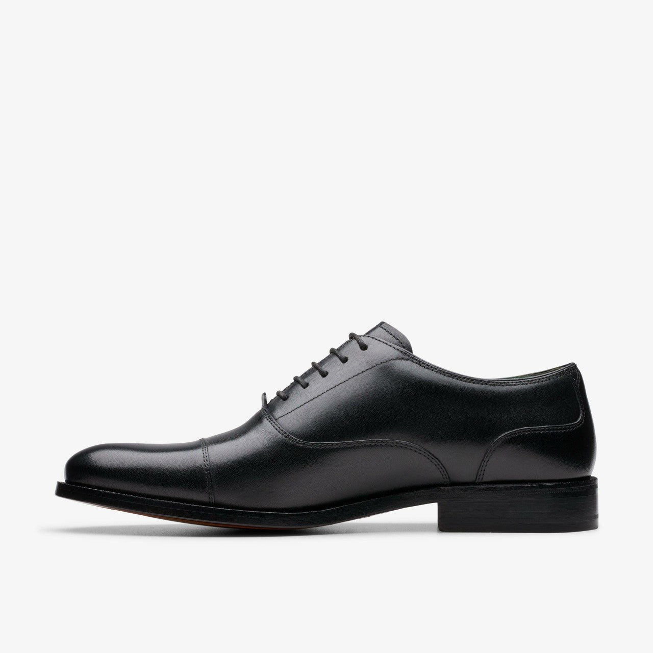 Craft James Cap Black Leather Clarks Men