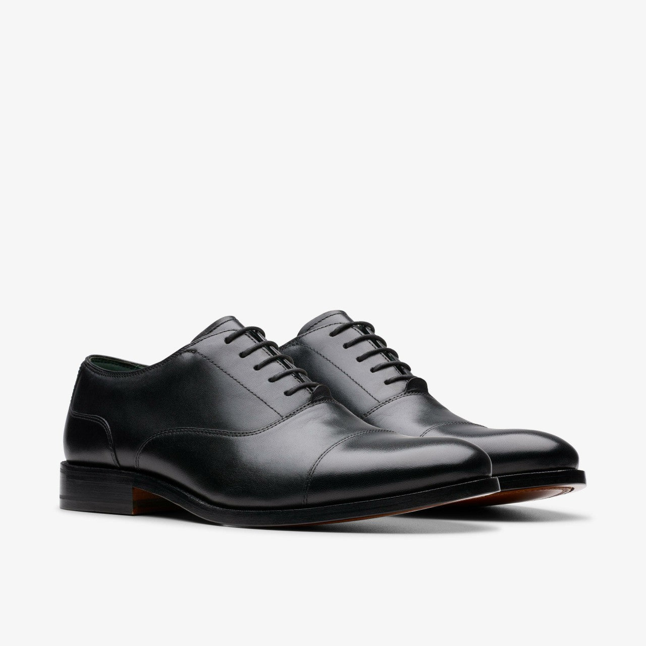 Craft James Cap Black Leather Clarks Men