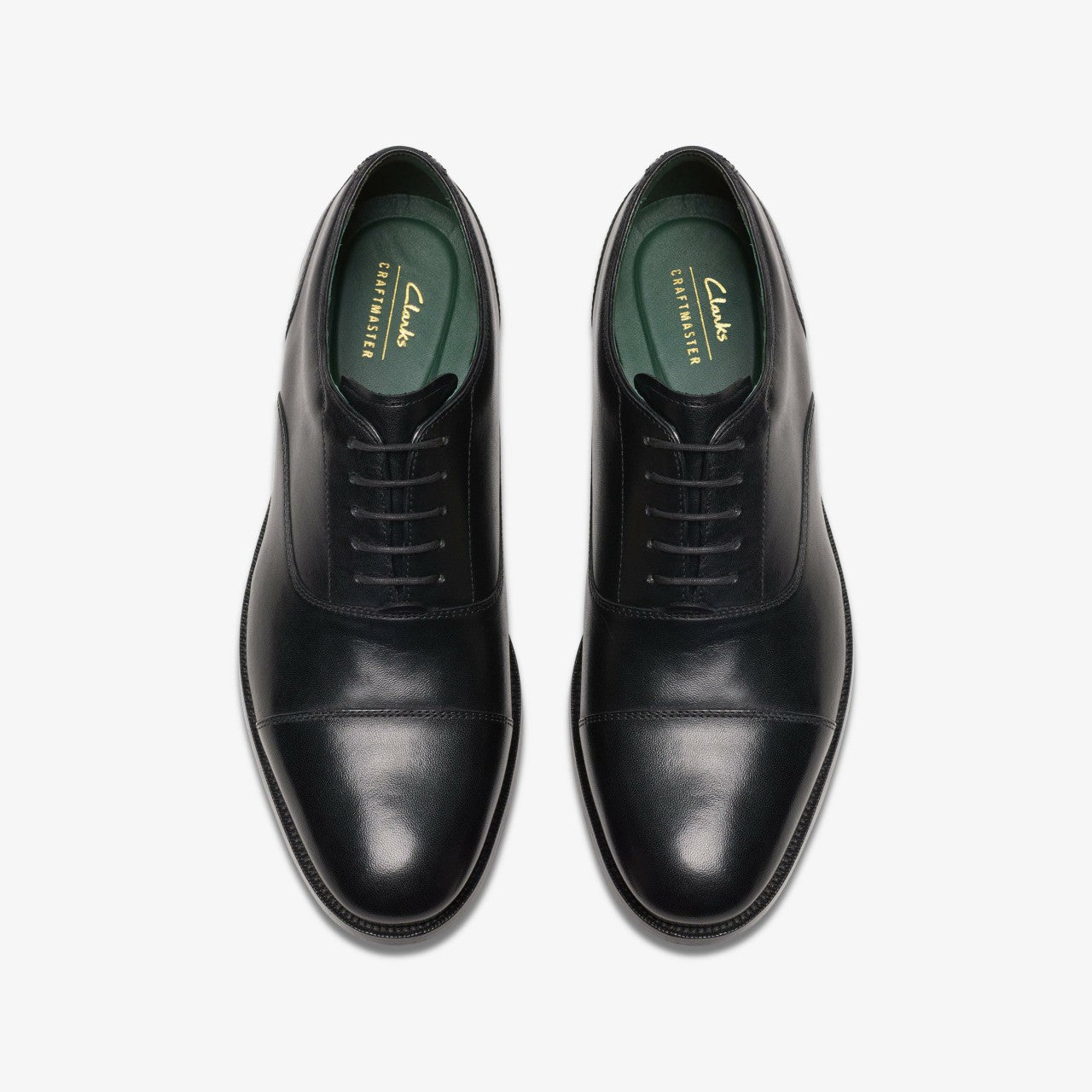Craft James Cap Black Leather Clarks Men