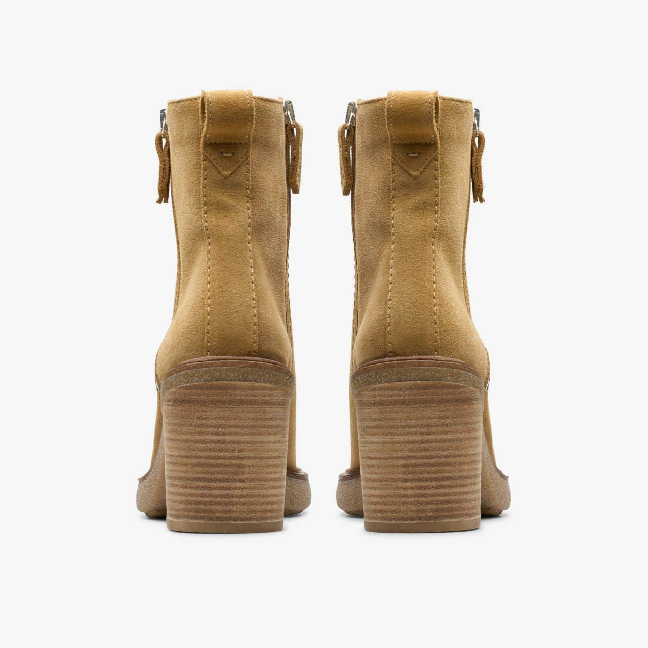 Cassiano Zip Ankle Boot Light Tan Suede Clarks Women