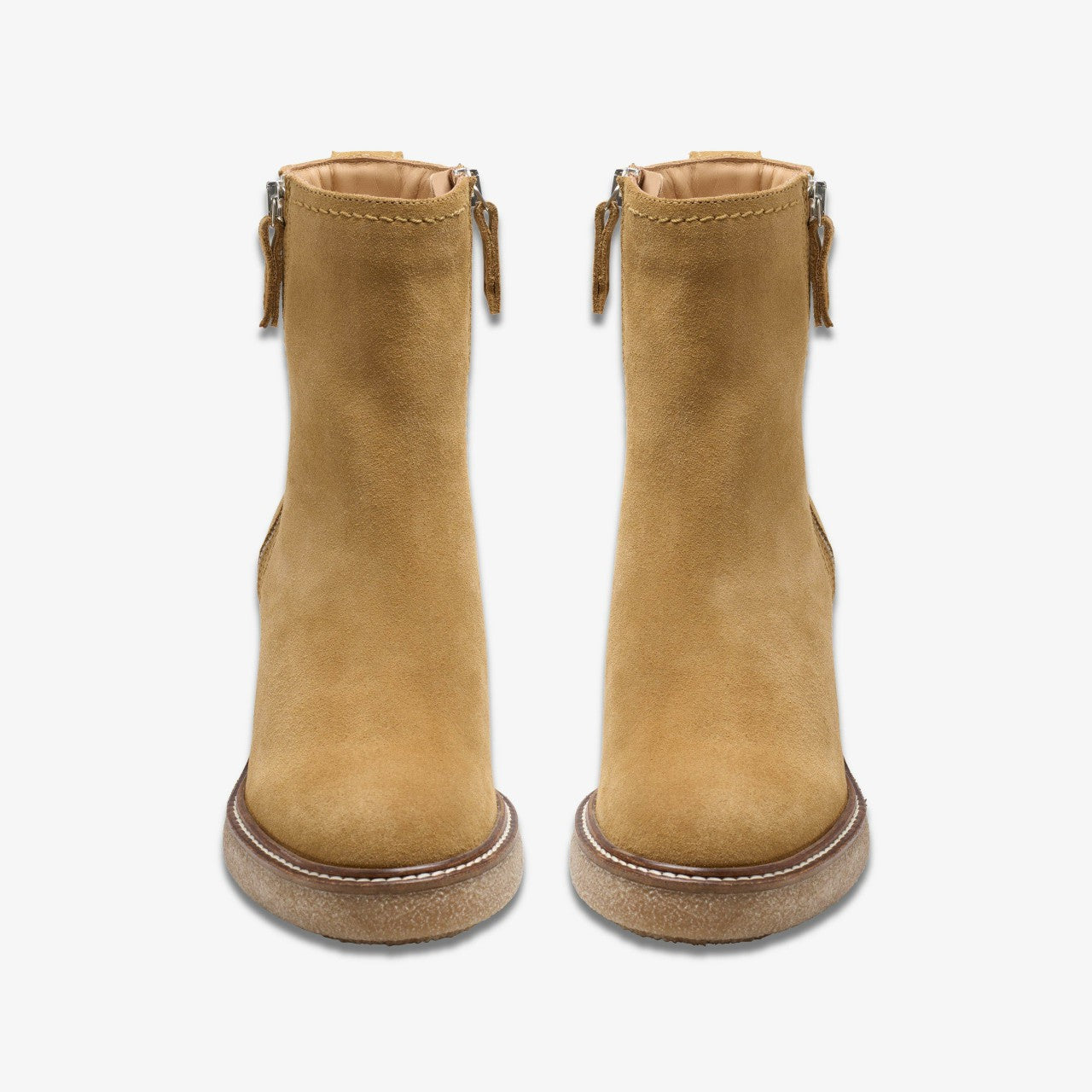 Cassiano Zip Ankle Boot Light Tan Suede Clarks Women