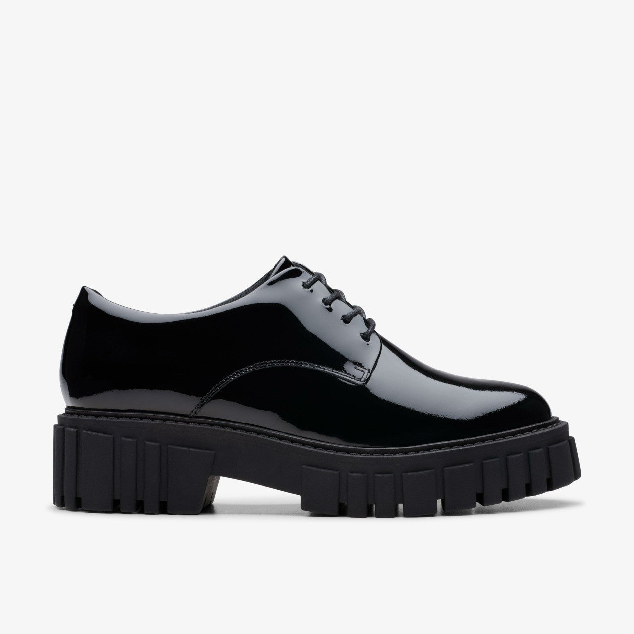 Page Walk Black Patent Clarks Women