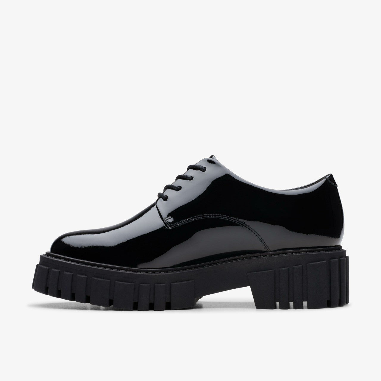 Page Walk Black Patent Clarks Women