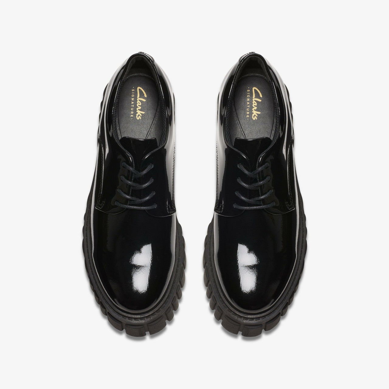 Page Walk Black Patent Clarks Women