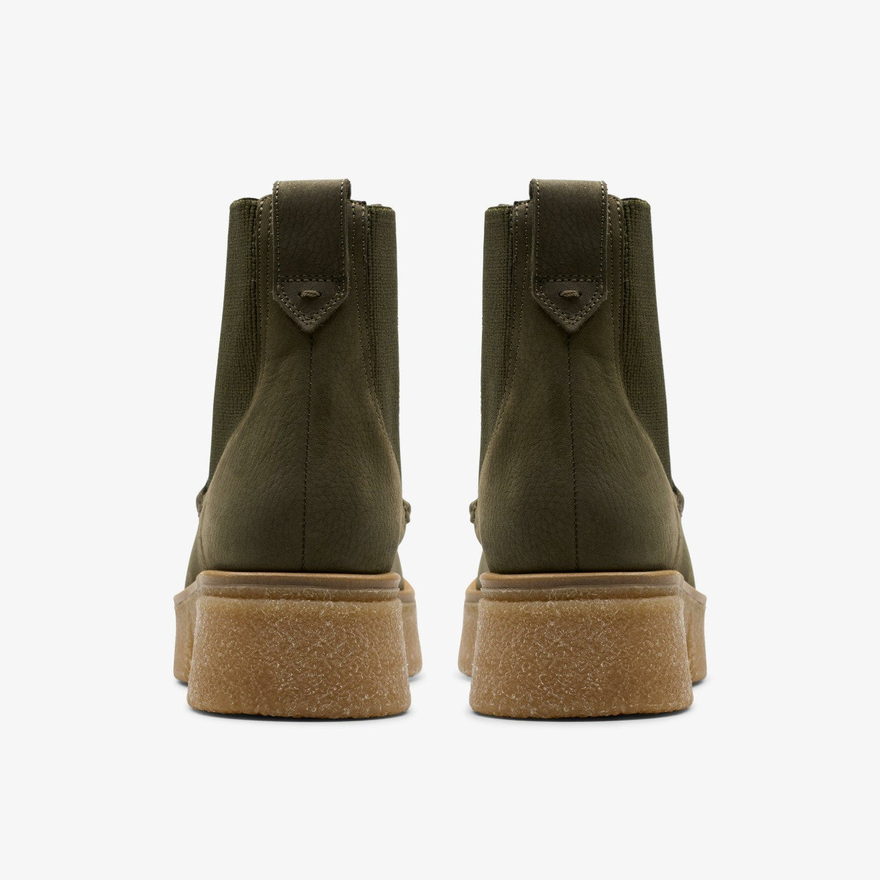 Linoso Top Ankle Boot Dark Green Nubuck Clarks Women