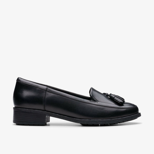 Havisham Edge Loafer Black Leather Clarks Women
