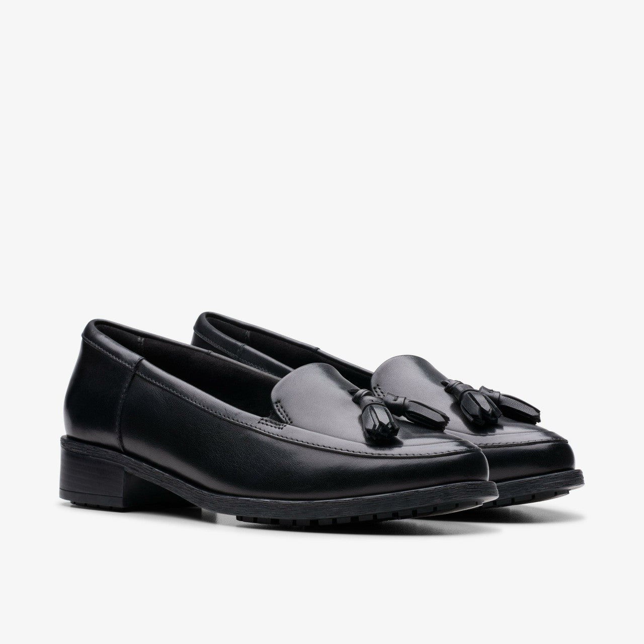 Havisham Edge Loafer Black Leather Clarks Women