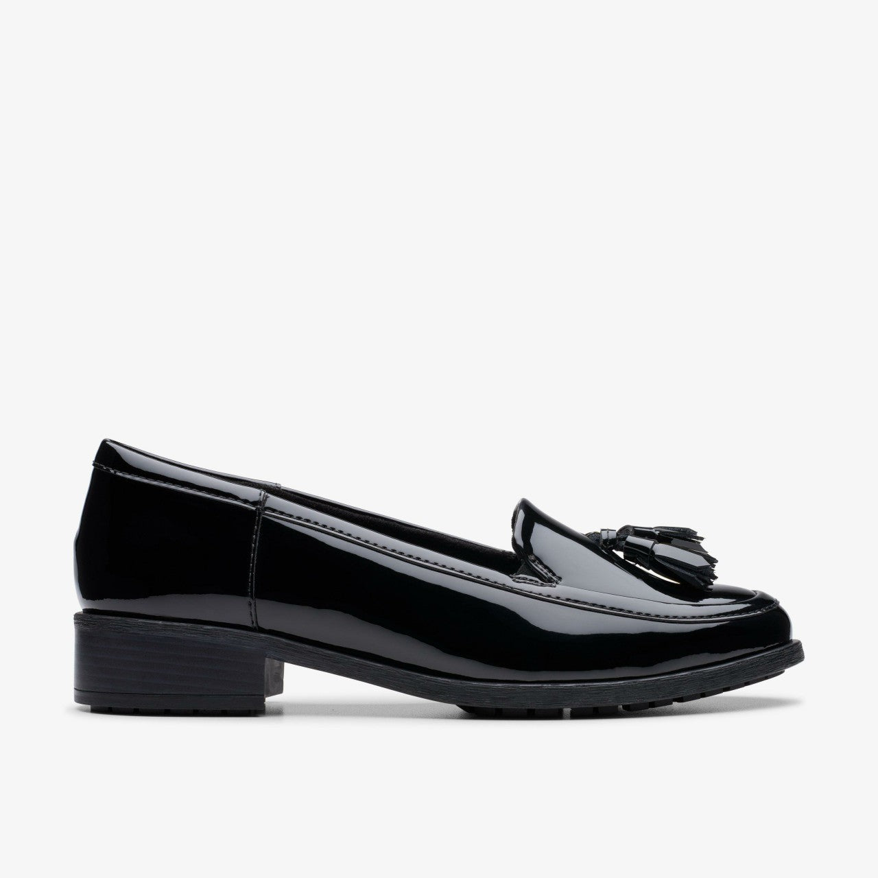 Havisham Edge Loafer Black Patent Clarks Women