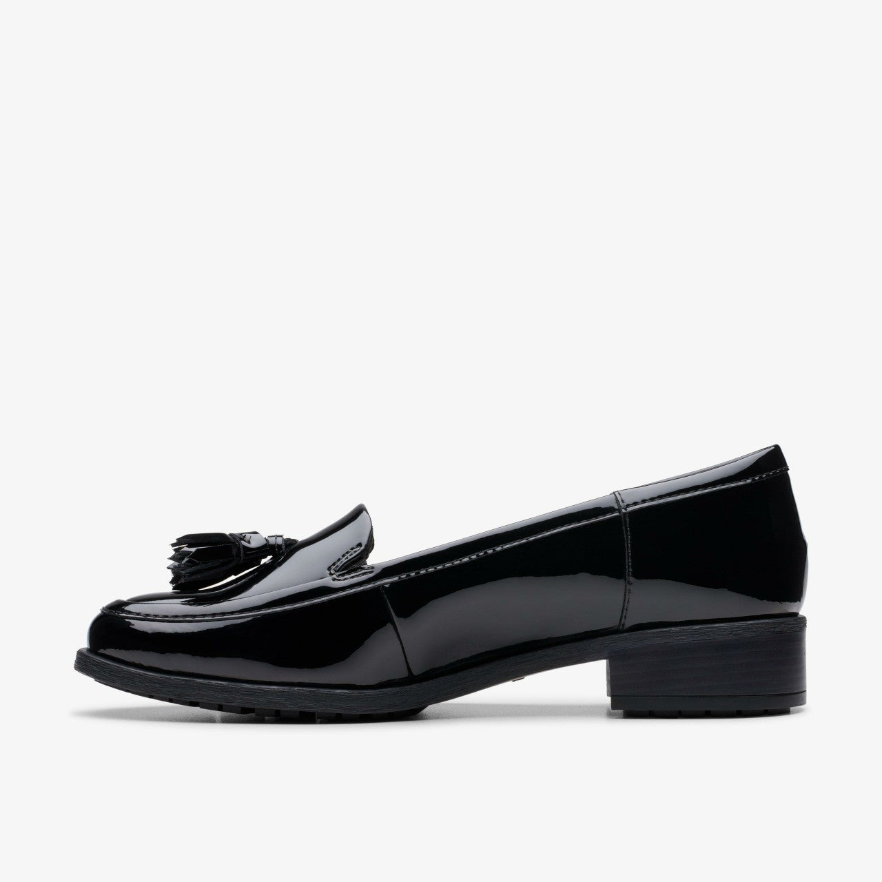 Havisham Edge Loafer Black Patent Clarks Women
