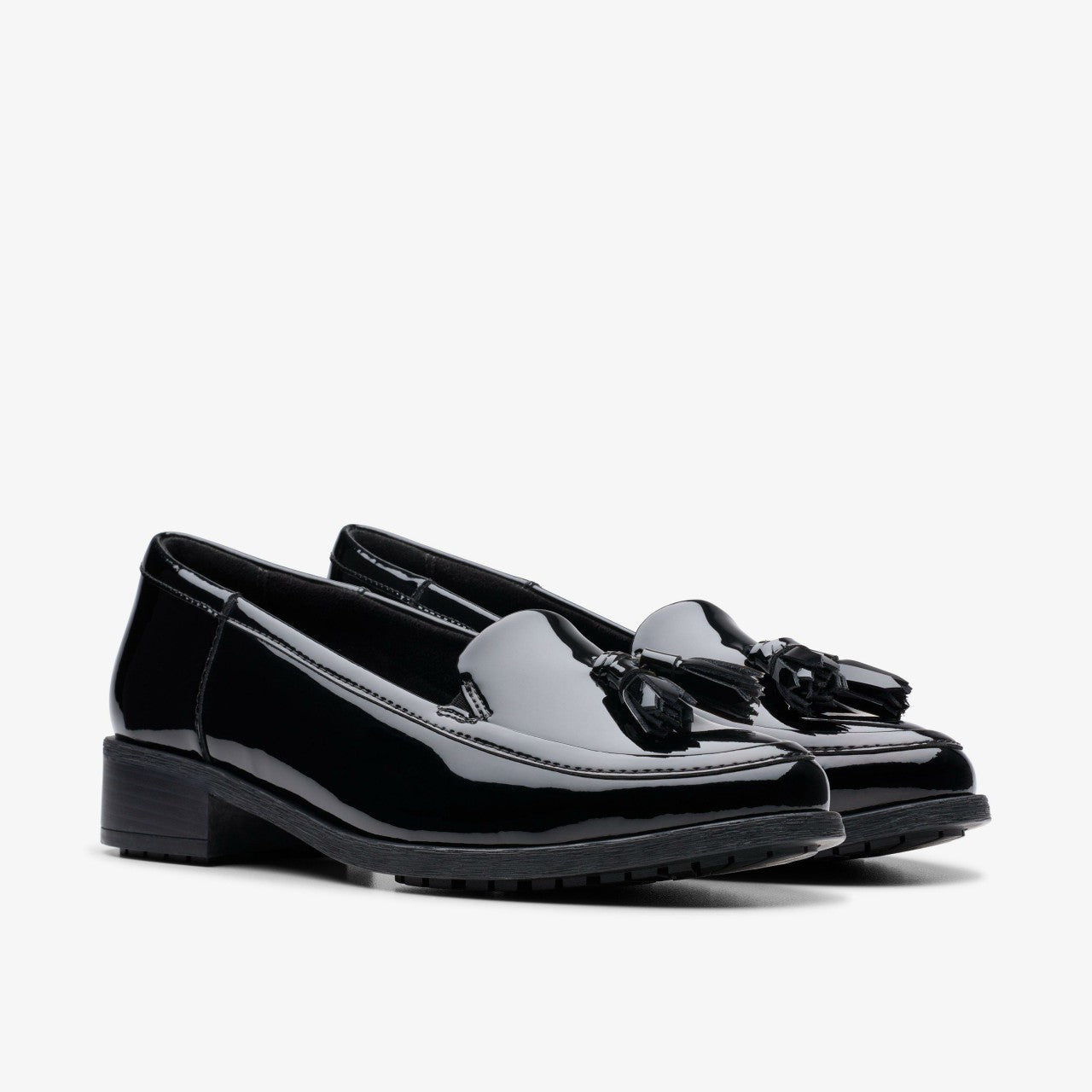 Havisham Edge Loafer Black Patent Clarks Women