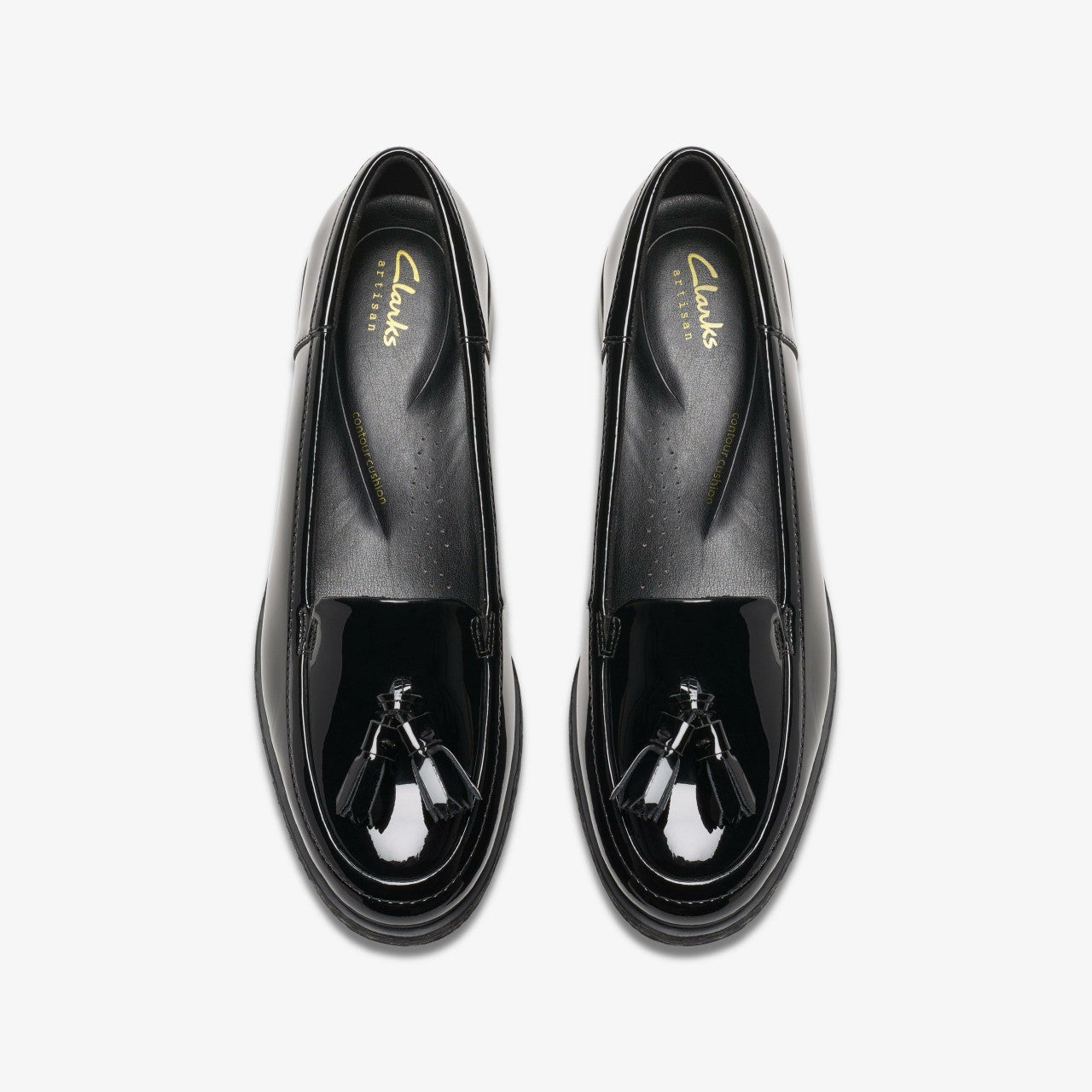 Havisham Edge Loafer Black Patent Clarks Women