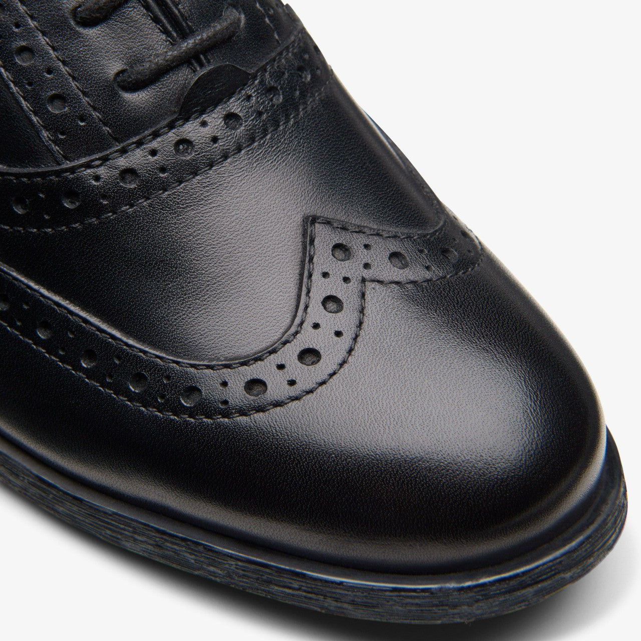 Havisham Oak Black Leather Clarks Women