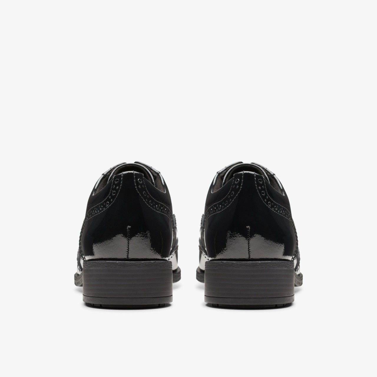 Havisham Oak Black Patent Clarks Women