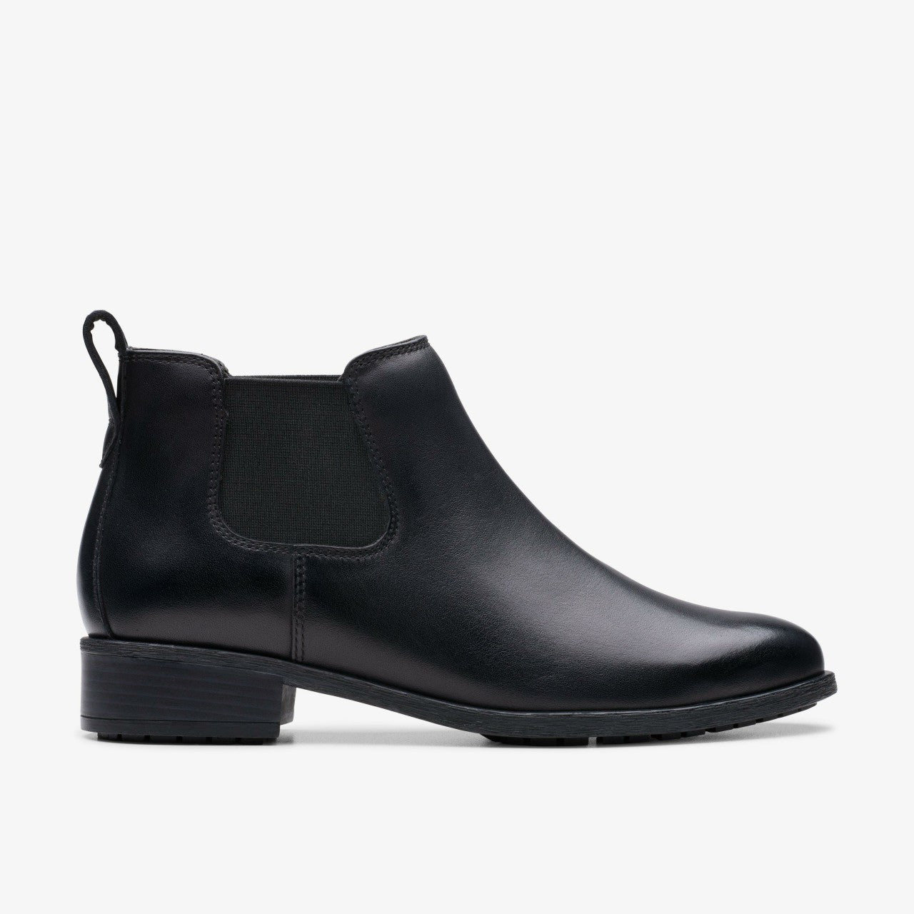 Havisham Top Ankle Boot Black Leather Clarks Women