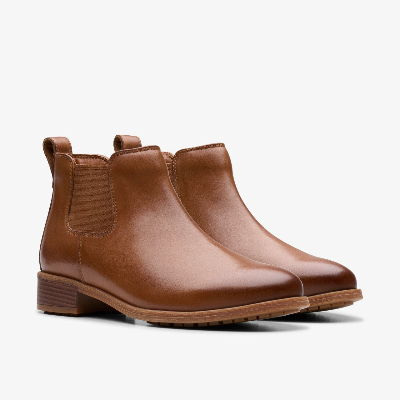 Havisham Top Ankle Boot Tan Leather Clarks Women