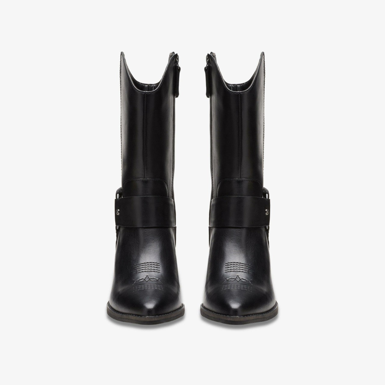 Morzine Rise Black Leather Clarks Women