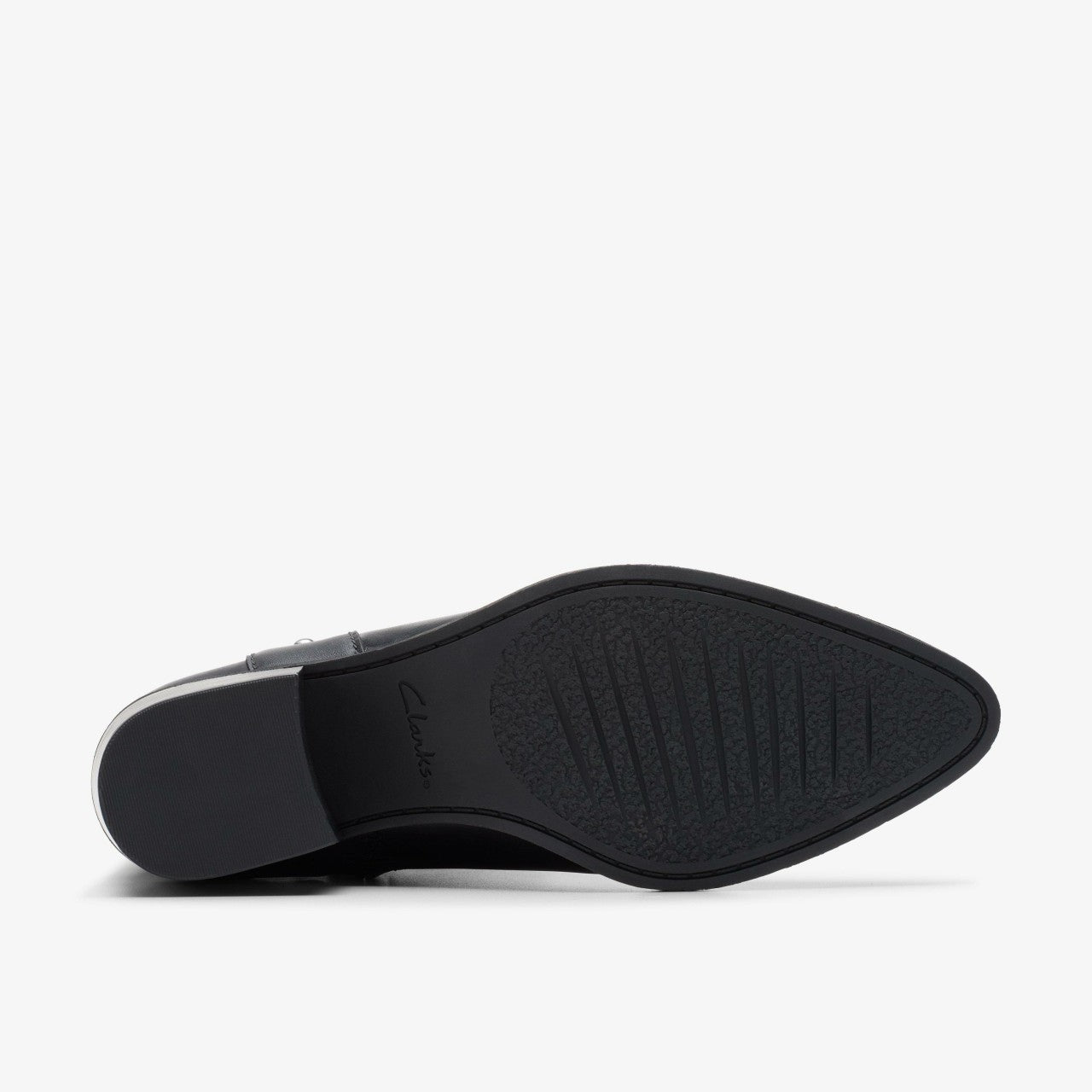Morzine Rise Black Leather Clarks Women