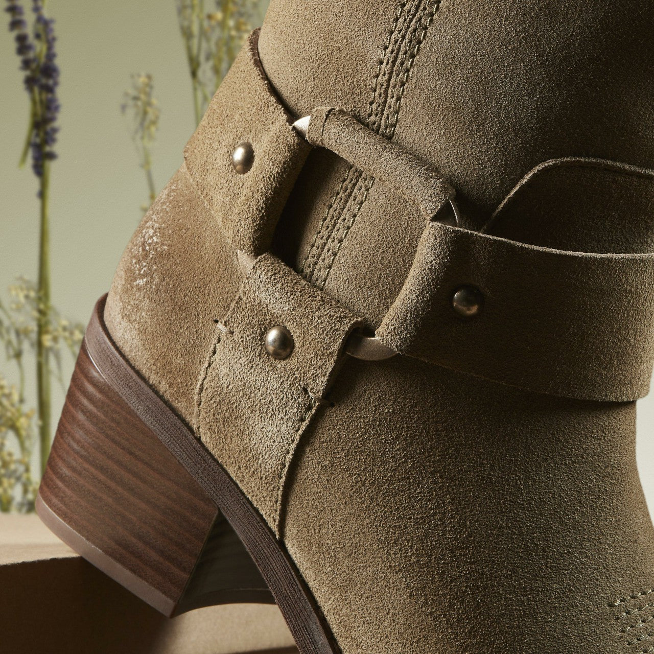 Morzine Rise Dark Sand Suede Clarks Women