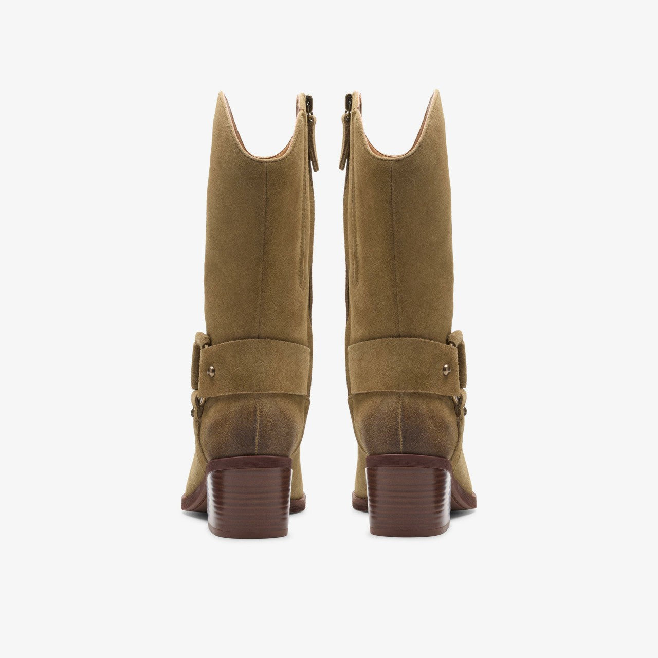 Morzine Rise Dark Sand Suede Clarks Women