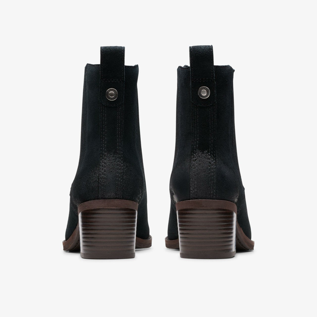 Morzine Top Ankle Boot Black Suede Clarks Women