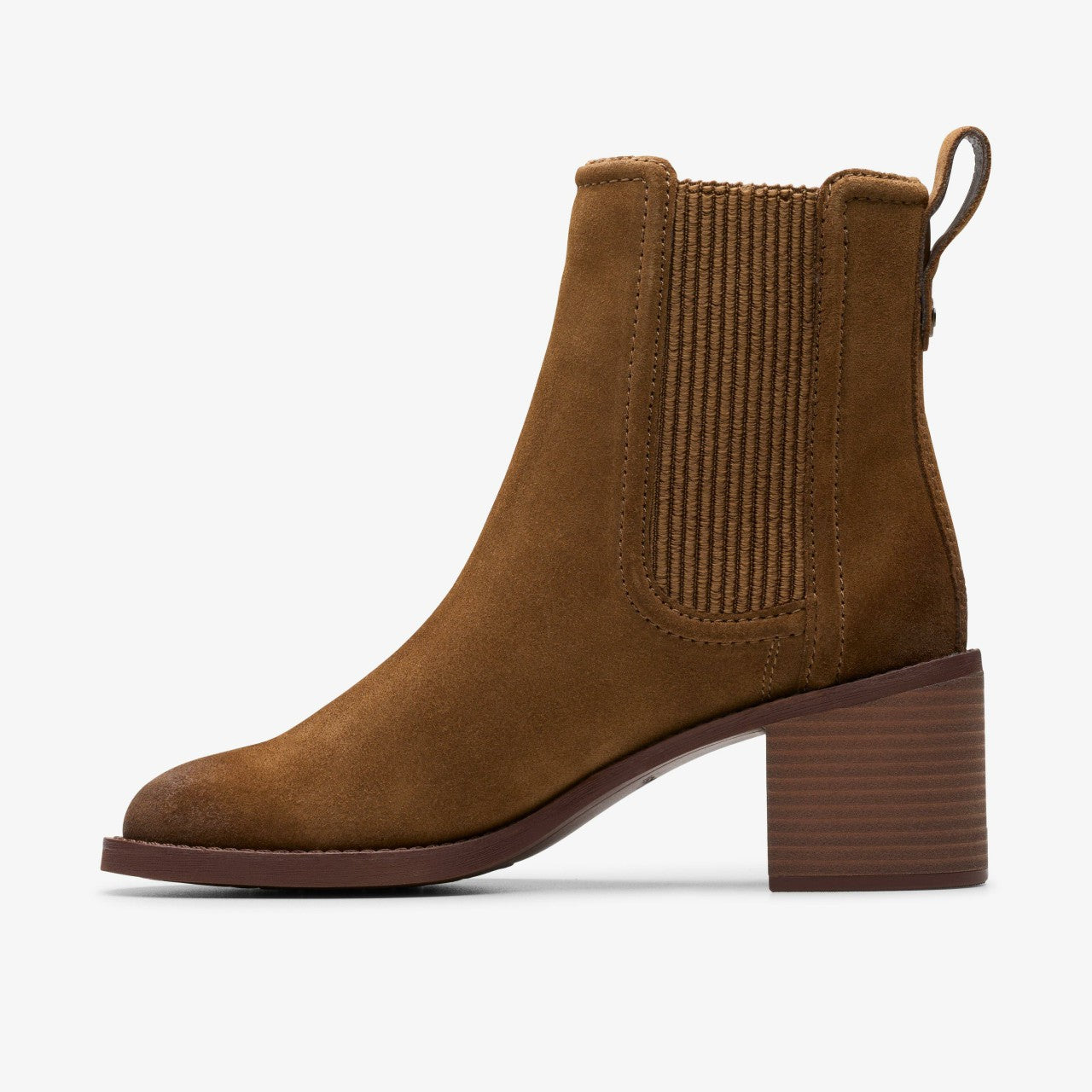 Chamberly Top Walnut Suede Clarks Women