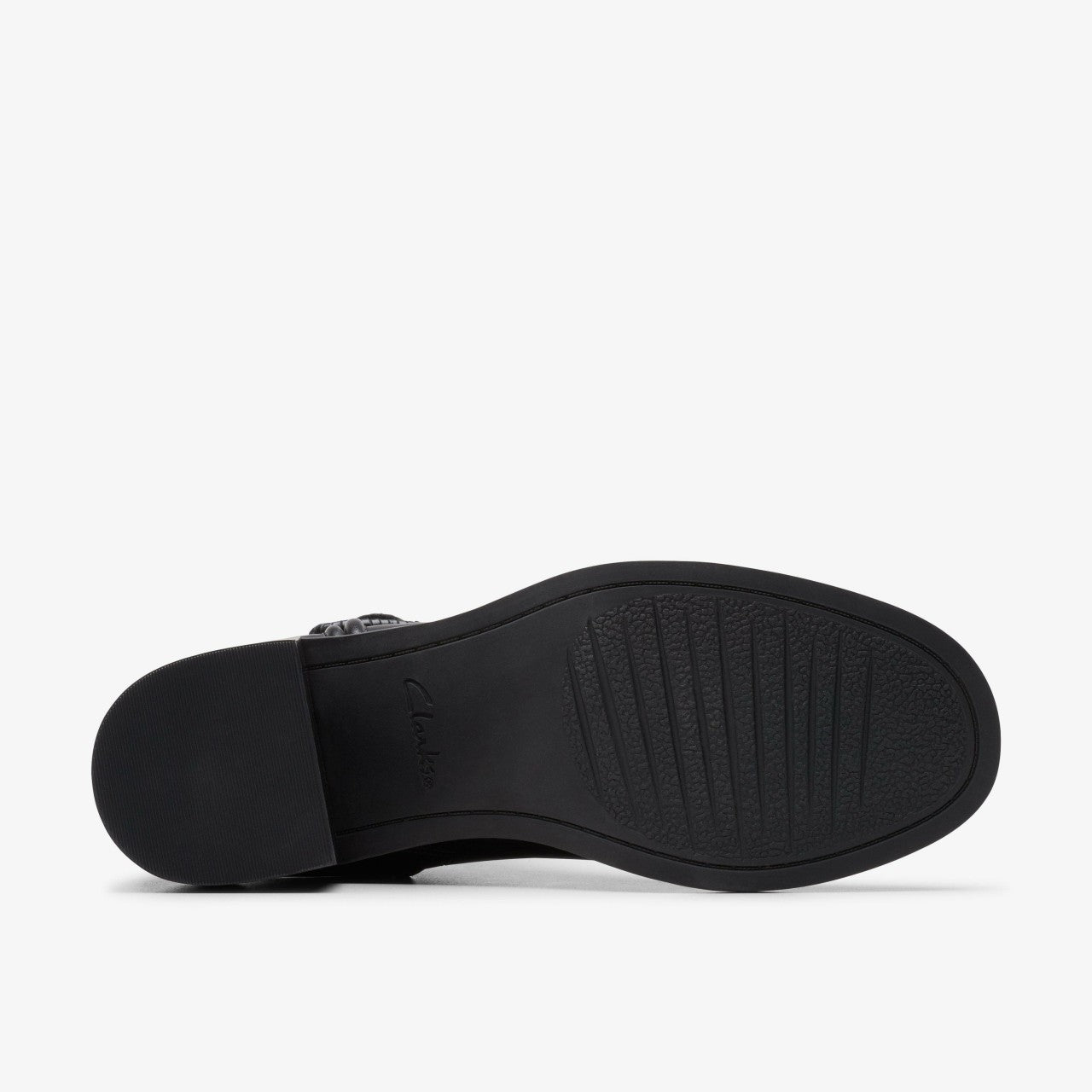 Chamberly Trim Black Leather Clarks Women