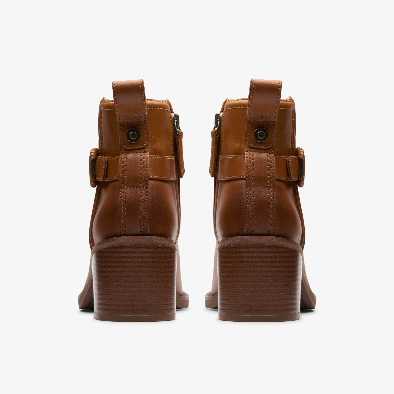 Chamberly Trim Mid Tan Leather Clarks Women