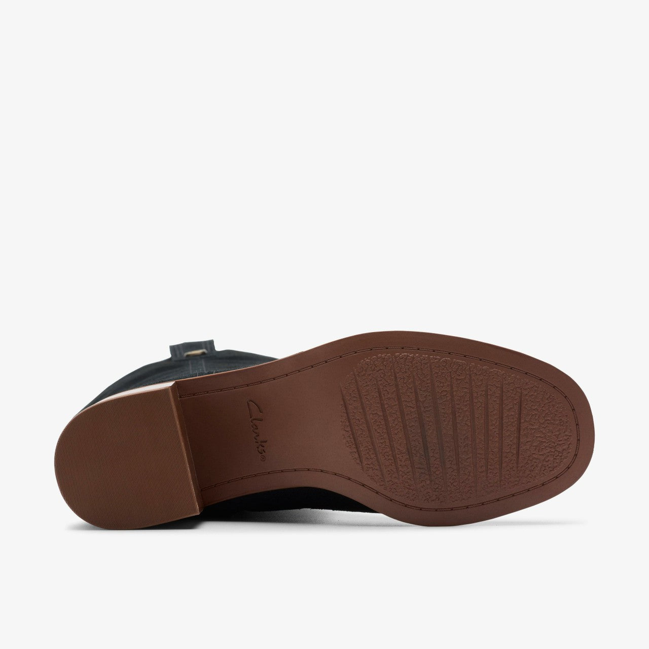 Chamberly Up Black Suede Clarks Women